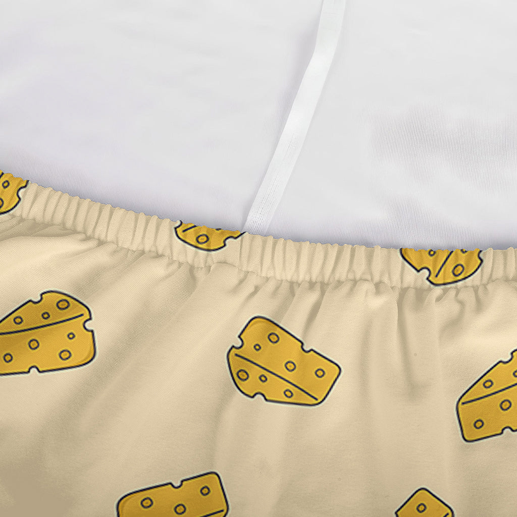 Cartoon Cheese Pattern Print Sofa Cover