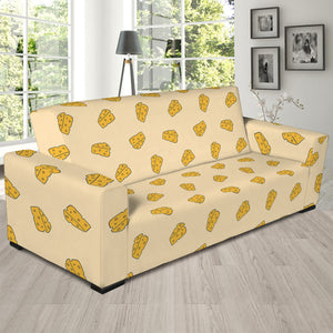 Cartoon Cheese Pattern Print Sofa Slipcover