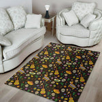 Cartoon Cinco de Mayo Pattern Print Area Rug