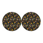 Cartoon Cinco de Mayo Pattern Print Car Coasters
