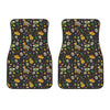 Cartoon Cinco de Mayo Pattern Print Front Car Floor Mats