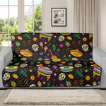 Cartoon Cinco de Mayo Pattern Print Futon Protector