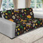 Cartoon Cinco de Mayo Pattern Print Futon Protector