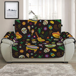 Cartoon Cinco de Mayo Pattern Print Half Sofa Protector