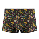 Cartoon Cinco de Mayo Pattern Print Men's Boxer Briefs