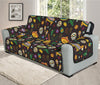 Cartoon Cinco de Mayo Pattern Print Oversized Sofa Protector