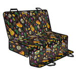 Cartoon Cinco de Mayo Pattern Print Pet Car Back Seat Cover