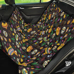 Cartoon Cinco de Mayo Pattern Print Pet Car Back Seat Cover