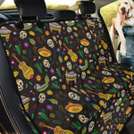 Cartoon Cinco de Mayo Pattern Print Pet Car Back Seat Cover