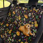 Cartoon Cinco de Mayo Pattern Print Pet Car Back Seat Cover