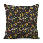 Cartoon Cinco de Mayo Pattern Print Pillow Cover