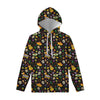 Cartoon Cinco de Mayo Pattern Print Pullover Hoodie