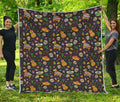 Cartoon Cinco de Mayo Pattern Print Quilt