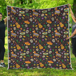 Cartoon Cinco de Mayo Pattern Print Quilt