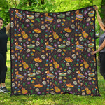 Cartoon Cinco de Mayo Pattern Print Quilt