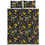 Cartoon Cinco de Mayo Pattern Print Quilt Bed Set