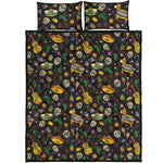 Cartoon Cinco de Mayo Pattern Print Quilt Bed Set