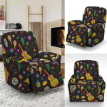 Cartoon Cinco de Mayo Pattern Print Recliner Slipcover