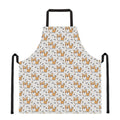Cartoon Corgi Pattern Print Apron