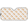 Cartoon Corgi Pattern Print Car Sun Shade