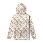 Cartoon Corgi Pattern Print Pullover Hoodie