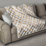 Cartoon Corgi Pattern Print Quilt
