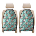 Cartoon Cow And Daisy Flower Print Car Seat Organizers