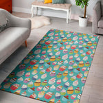 Cartoon Cupcake Pattern Print Area Rug