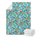 Cartoon Cupcake Pattern Print Blanket