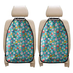 Cartoon Cupcake Pattern Print Car Seat Organizers