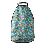 Cartoon Cupcake Pattern Print Car Seat Organizers