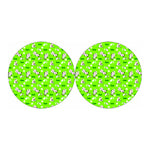 Cartoon Daisy And Cow Pattern Print Car Coasters