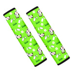 Cartoon Daisy And Cow Pattern Print Car Seat Belt Covers