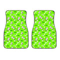 Cartoon Daisy And Cow Pattern Print Front Car Floor Mats