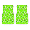 Cartoon Daisy And Cow Pattern Print Front Car Floor Mats