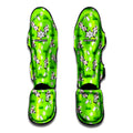 Cartoon Daisy And Cow Pattern Print Muay Thai Shin Guards