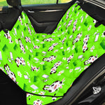 Cartoon Daisy And Cow Pattern Print Pet Car Back Seat Cover