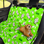 Cartoon Daisy And Cow Pattern Print Pet Car Back Seat Cover