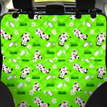 Cartoon Daisy And Cow Pattern Print Pet Car Back Seat Cover