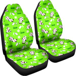 Cartoon Daisy And Cow Pattern Print Universal Fit Car Seat Covers