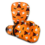 Cartoon Dracula Pattern Print Boxing Gloves