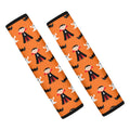 Cartoon Dracula Pattern Print Car Seat Belt Covers