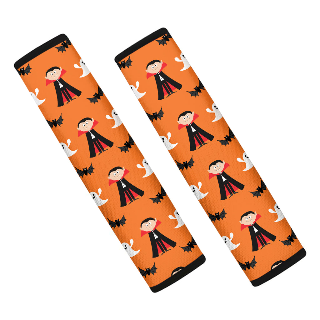 Cartoon Dracula Pattern Print Car Seat Belt Covers