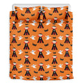 Cartoon Dracula Pattern Print Duvet Cover Bedding Set