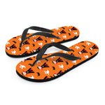 Cartoon Dracula Pattern Print Flip Flops