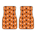 Cartoon Dracula Pattern Print Front Car Floor Mats