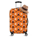 Cartoon Dracula Pattern Print Luggage Cover