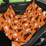 Cartoon Dracula Pattern Print Pet Car Back Seat Cover