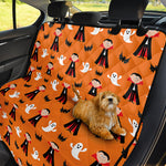 Cartoon Dracula Pattern Print Pet Car Back Seat Cover
