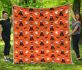 Cartoon Dracula Pattern Print Quilt